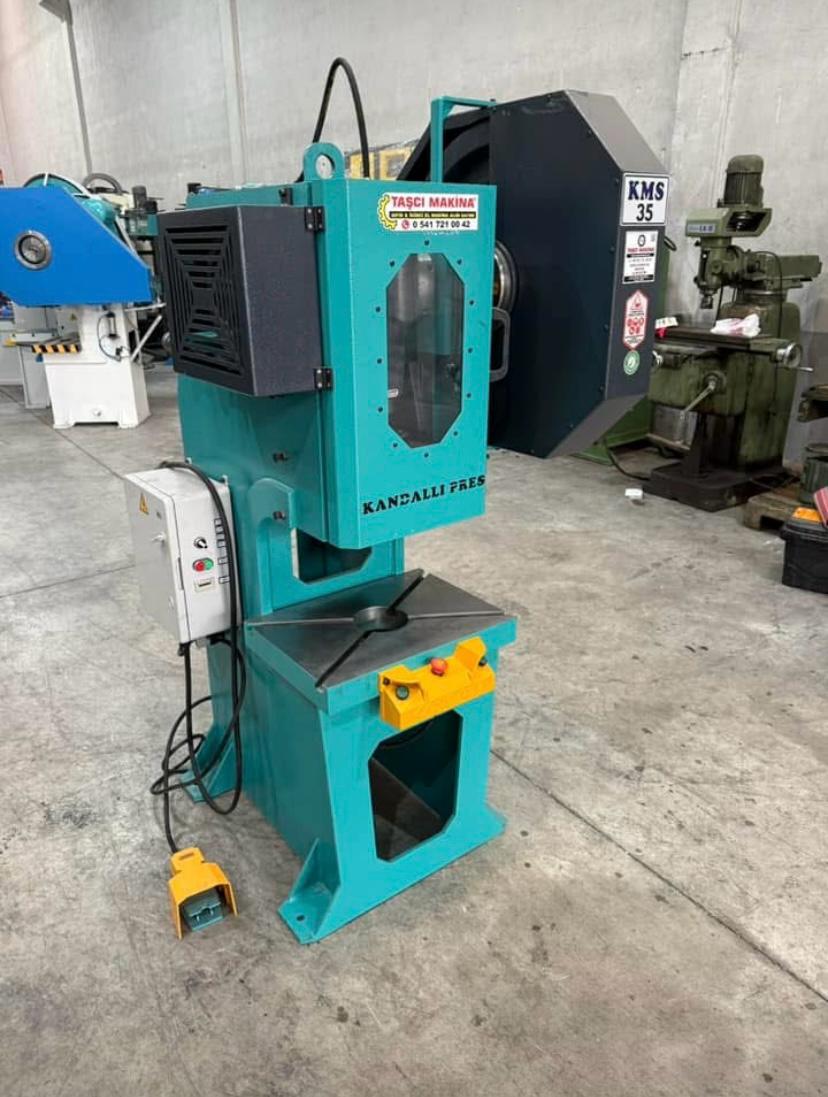 35 TON KANDALLI EKSANTRİK PRES HAVA PUNA MATİKLİ KONYA ÜRETİM SIFIR  STOK TESLİM
